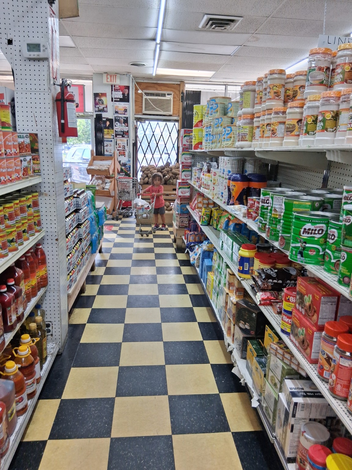 Store aisle